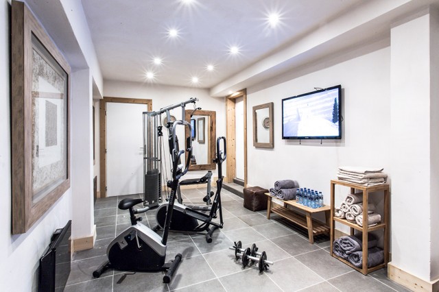Chalet with gym in Chamonix for private event